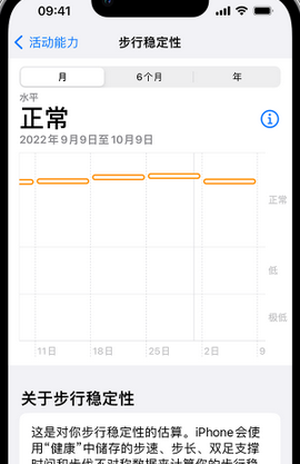 南浔iPhone手机维修如何在iPhone开启'步行稳定性通知'