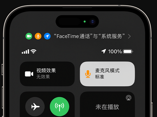 南浔苹果授权维修网点分享iPhone在通话时让你的声音更清晰 