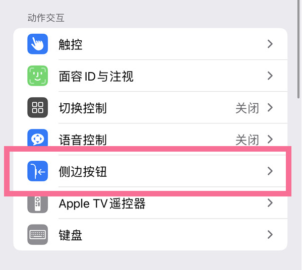 南浔苹果14维修店分享iPhone14 Plus侧键双击下载功能关闭方法 