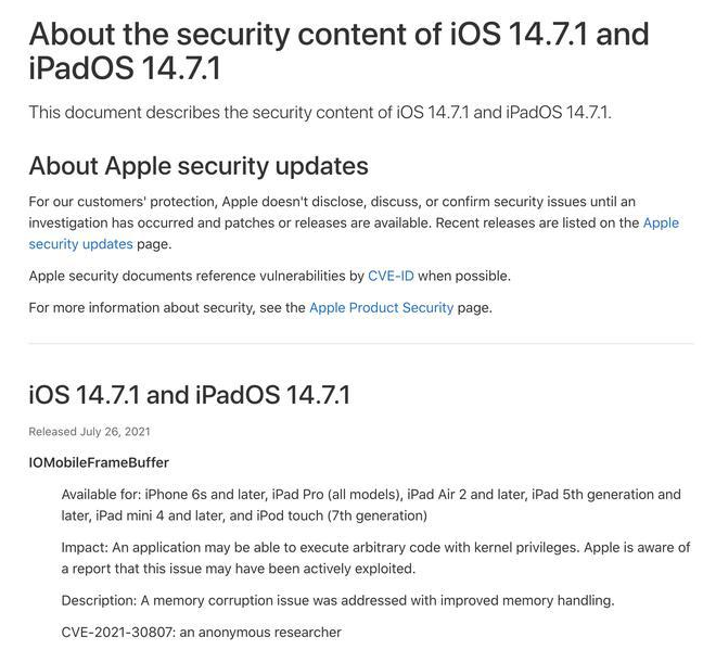 南浔苹果手机维修分享iOS 14.7.1 正式版更新内容及升级方法 